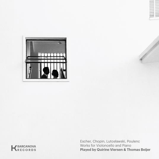 Works For Violoncello And Piano. Musiche di Escher, Chopin, Lutoslawski, Poulenc - Vinile LP di Thomas Beijer,Quirine Viersen