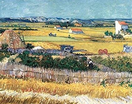 Stampa Su Tela - Canvas - La Mietitura - Van Gogh - 50X70Cm - Senza Telaio - copertina