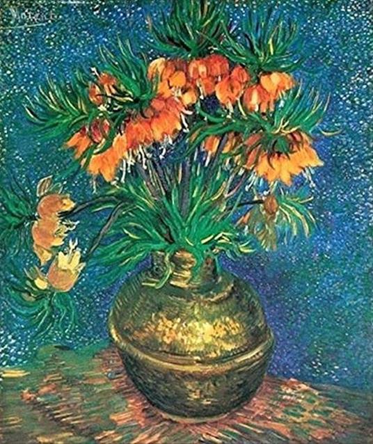 Stampa Su Tela - Canvas - Natura Morta Con Fritillarie - Van Gogh - 50X70Cm - Senza Telaio - copertina
