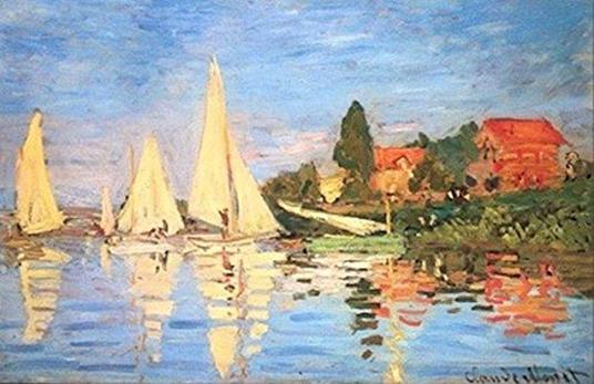 Stampa Su Tela - Canvas - Regata Ad Argenteuil - Monet - 50X70Cm - Senza Telaio - copertina