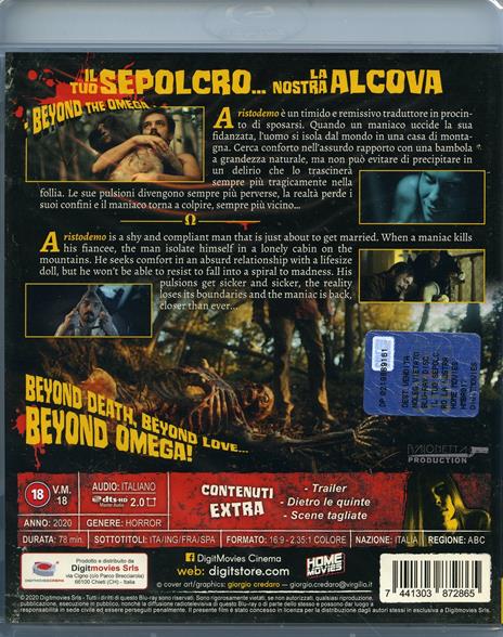 Il tuo sepolcro… la nostra alcova. Beyong the Omega (Blu-ray) di Mattia De Pascali - Blu-ray - 2