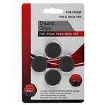 Set di 4 grip gommini in silicone per stick analogici pad PS4/XONE (Black)