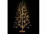 Albero di Natale luminoso effetto dorato con 96 led 1,20 metri per interni ed esterni