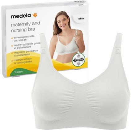 Reggiseno Gravidanza e Allattamento Colore Bianco Taglia S