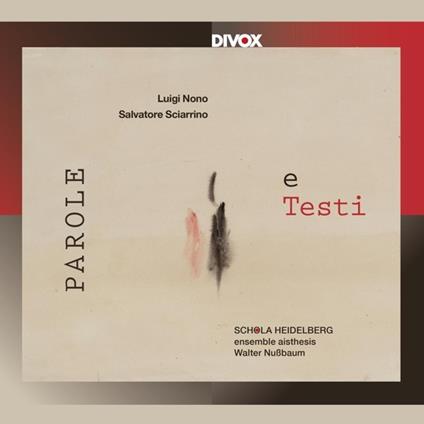 Parole E Testi - CD Audio di Schola Heidelberg