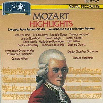 Dimostrativo Novalis - CD Audio di Wolfgang Amadeus Mozart
