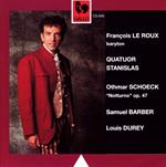 Oeuvres Pour Baryton Et Quatuor a Cordes