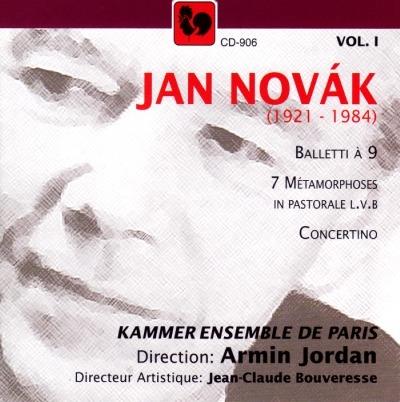 Vol 1 - Kammer Ensemble De Paris - CD Audio di Jan Novak