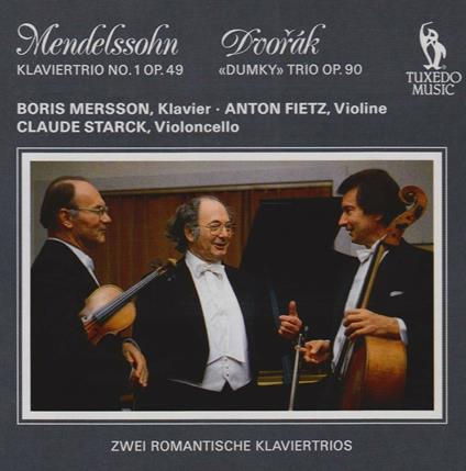 Trio per piano n.1 op 49 (1839) in re - CD Audio di Felix Mendelssohn-Bartholdy