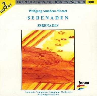 Serenades - CD Audio di Wolfgang Amadeus Mozart
