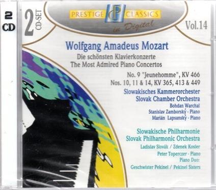 The Most Admired Piano Concertos - CD Audio