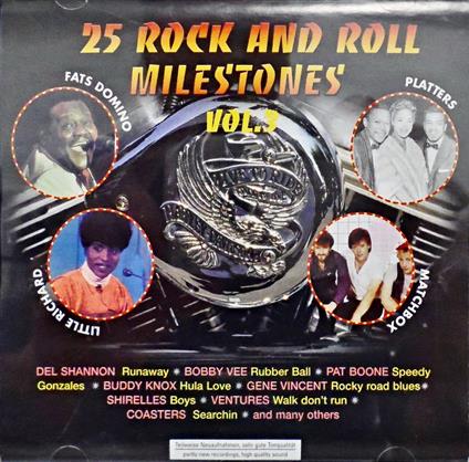 25 Rock And Roll Milestones Vol.3 - CD Audio