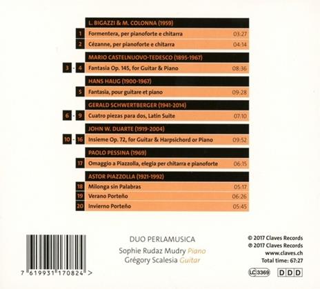 Fantaisie - Duo Perlamusica - CD Audio - 3