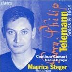 Sonate per flauto a becco - CD Audio di Georg Philipp Telemann,Maurice Steger