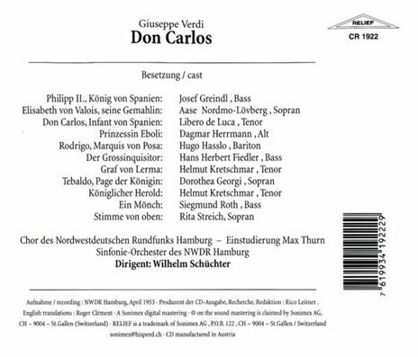 Don Carlos - CD Audio di Giuseppe Verdi - 2