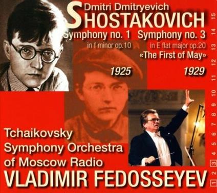 Symph. n.1 & 3 - CD Audio di Dmitri Shostakovich