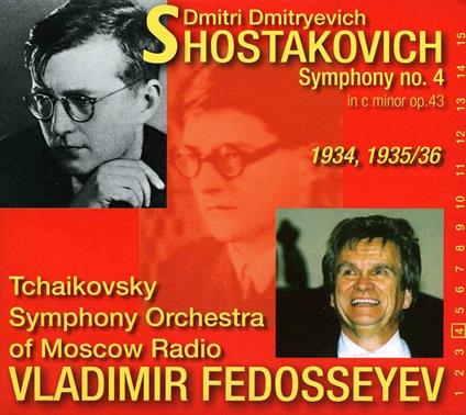 Symphony No.4 - CD Audio di Dmitri Shostakovich