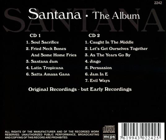 Album - CD Audio di Santana - 2