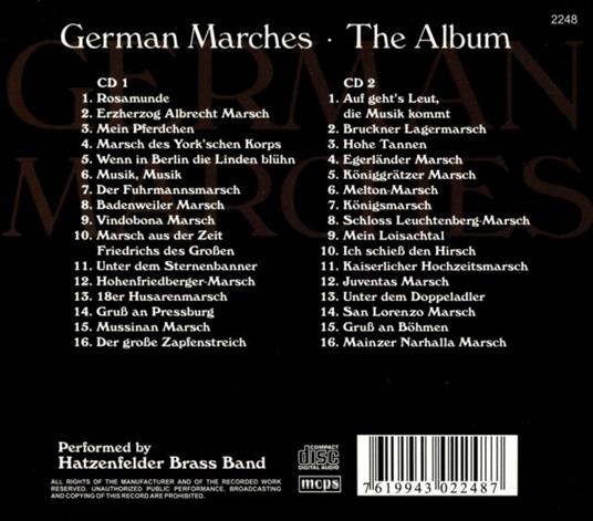 German Marches - CD Audio - 2