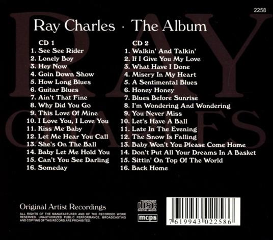 Album - CD Audio di Ray Charles - 2