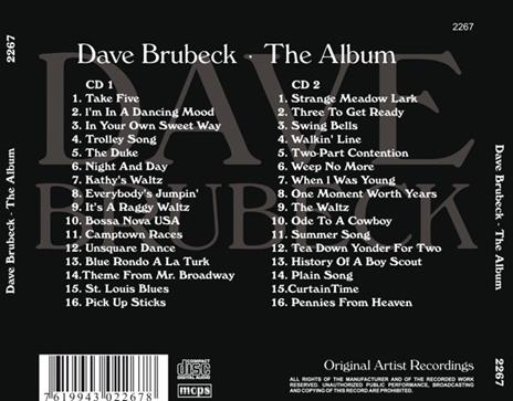Album - CD Audio di Dave Brubeck - 2