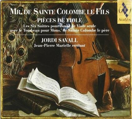 Pezzi per viola - CD Audio di Jordi Savall,Sainte-Colombe le fils