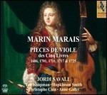 Pièces de viole libri I-V - SuperAudio CD ibrido di Marin Marais,Jordi Savall,Christophe Coin,Ton Koopman,Anne Gallet,Hopkinson Smith