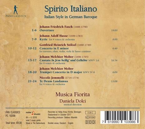 Spirito Italiano - CD Audio di Musica Fiorita - 2