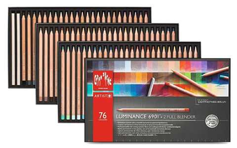 Cartoleria Matite Liminance Caran d'Ache 6901. Confezione 76 matite Caran d'Ache