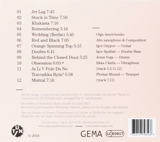 Shaping Motions - CD Audio di Olga Amelchenko - 2