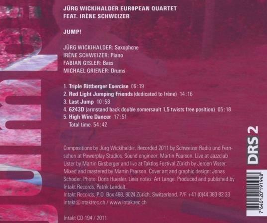 Jump! - CD Audio di Jurg Wickihalder - 2