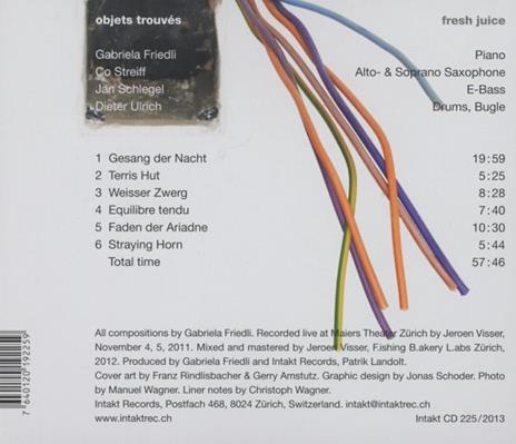 Fresh Juice - CD Audio di Objets Trouvées - 2