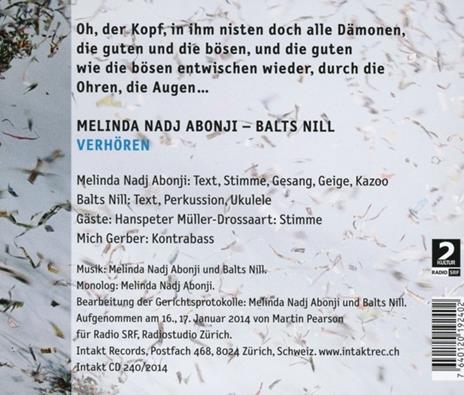 Verhoren - CD Audio - 2