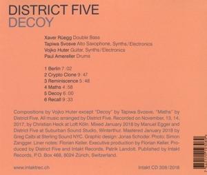 Decoy - CD Audio di District Five - 2