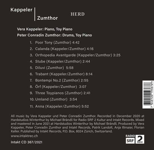Herd - CD Audio di Vera Kappeler - 2
