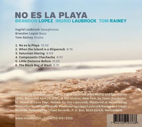 No es la playa - CD Audio di Brandon Lopez - 2