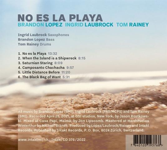No es la playa - CD Audio di Brandon Lopez - 2