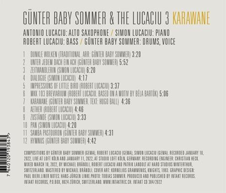 Karawane - CD Audio di Gunter Sommer - 2