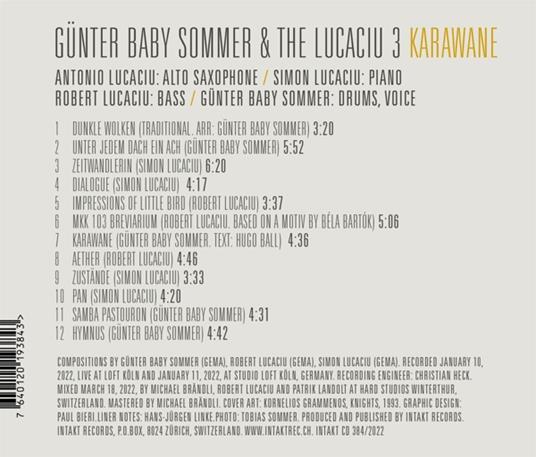 Karawane - CD Audio di Gunter Sommer - 2