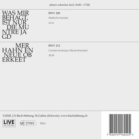 Kantaten No. 32 - CD Audio di Johann Sebastian Bach - 2