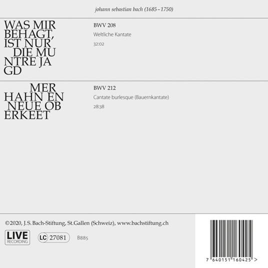 Kantaten No. 32 - CD Audio di Johann Sebastian Bach - 2