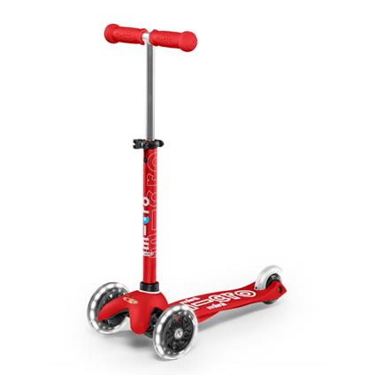 MICRO - Monopattino Mini Deluxe LED Rosso - 44637