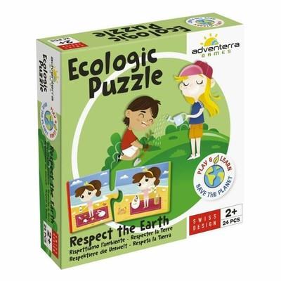 Adventerra Games Ecologic Puzzle Respect the Earth 24 pz Persone