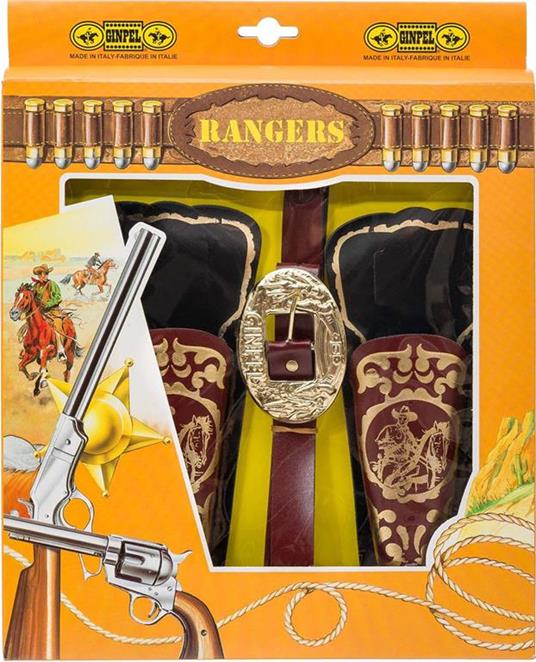 Cinturone Con 2 Fondine. Rangers