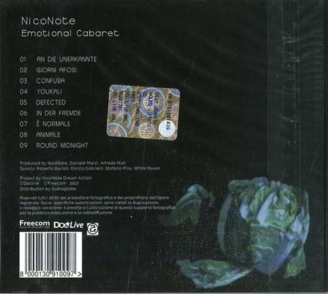 Emotional Cabaret - CD Audio di NicoNote - 2