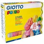 Pasta da modellare Giotto Pongo. Scatola 12 panetti da 450 g. Colori assortiti
