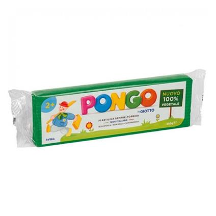 Plastilina Pongo By Giotto - Panetto 350 Gr. - Verde