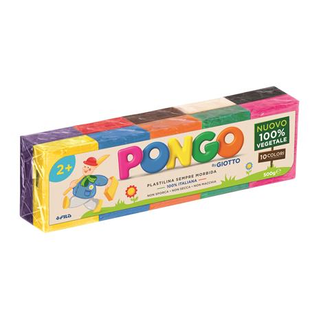 Pongo by Giotto confezione 500g 10 colori - 2