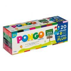 Pongo by Giotto confezione 1kg 20 colori 18+2 fluo