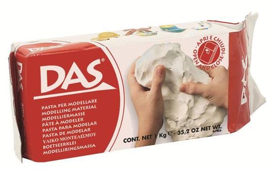 Pasta da modellare Das Panetto 1 kg Bianco